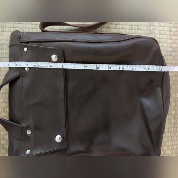 Allegory Leather Goods Macana Mail Bag Danzante Cross Body Made in Chicago
